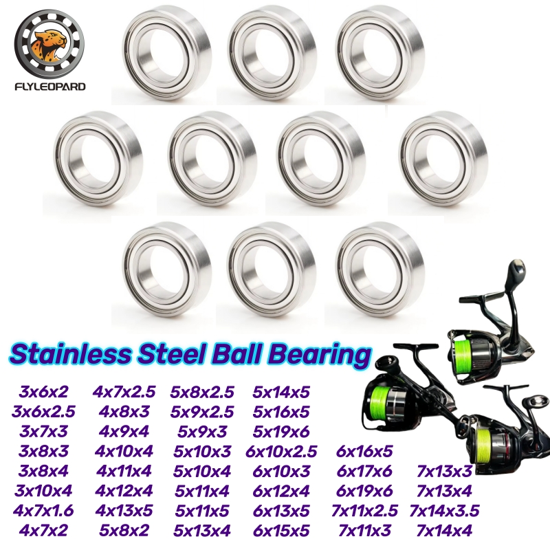 Fly Reel - 10pcs SMR85ZZ 5x8x2.5mm ABEC-9 Stainless Steel