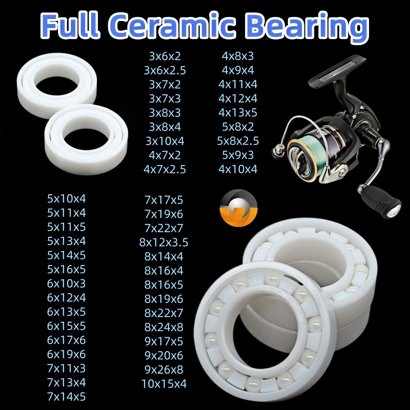 1pc MR84CE Full Zirconia Ceram - Fly Reel ulasan dan harga