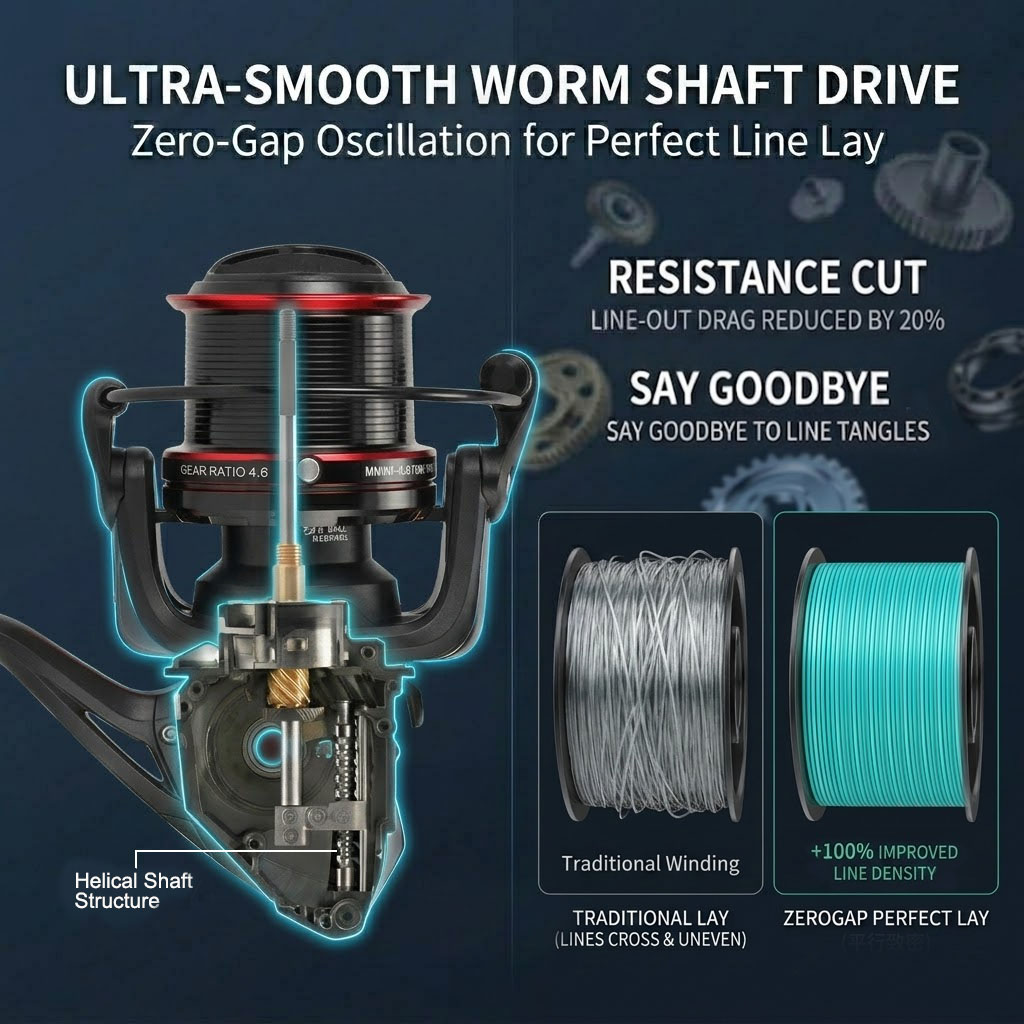 CAZULO Long Cast Spinning Reel - Surf Reel ulasan dan harga