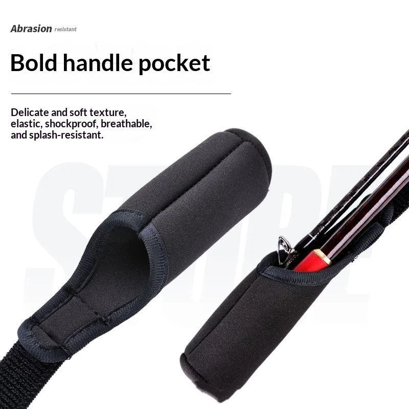 ⑥ Adjustable Fishing Rod Stora - Reel Bag ulasan dan harga