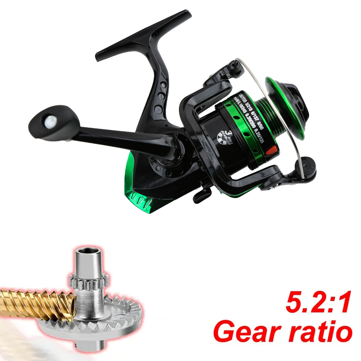 Metal Spinning Reel 5.2:1 Gear - Surf Reel ulasan dan harga