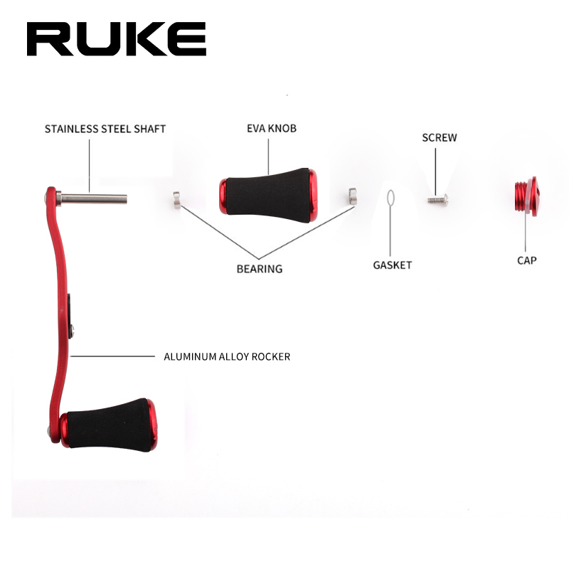 RUKE New Fishing Reel Alloy Ma - Reel Handle ulasan dan harga