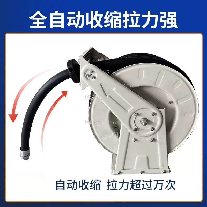 10M Auto Retractable Fuel Hose - Reel Oil ulasan dan harga