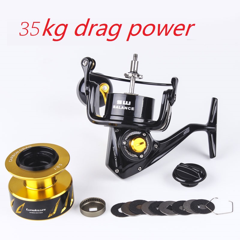 Lurekiller Full Metal Spinning - Surf Reel ulasan dan harga