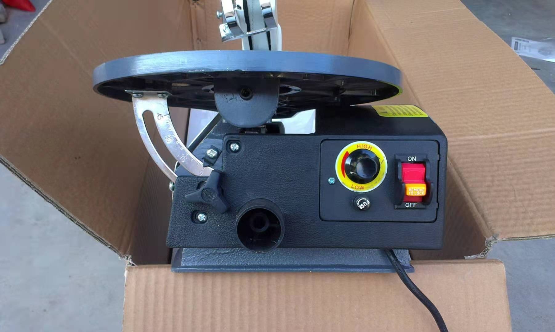 Wood Cutting Industrial Deskto - Electric Reel ulasan dan harga